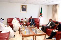 لعقاب يستقبل سفير دولة قطر لدى الجزائر