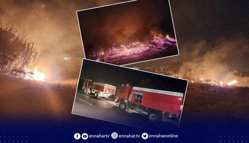 الحماية المدنية تخمد حريق بواد منشة في جيجل