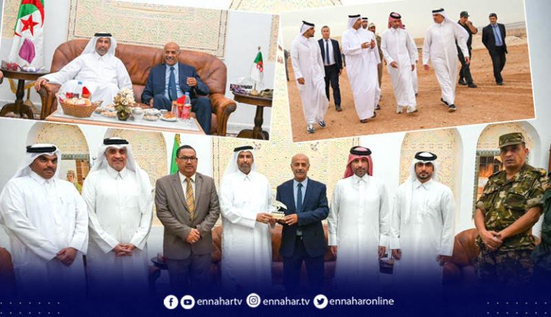 والي البيض يستقبل وزير البيئة والتغيير المناخي القطري