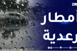 أمطار رعدية مصحوبة ببرد على 22 ولاية