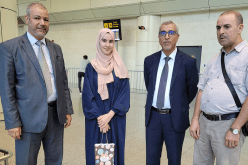 بعد تشريفها للجزائر.. إستقبال رسمي للحافظة ياسمين ولد دالي بالمطار