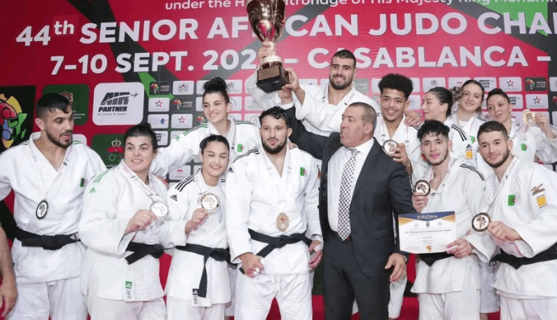 المنتخب الوطني للجيدو يختم البطولة الإفريقية بـ6 ميداليات
