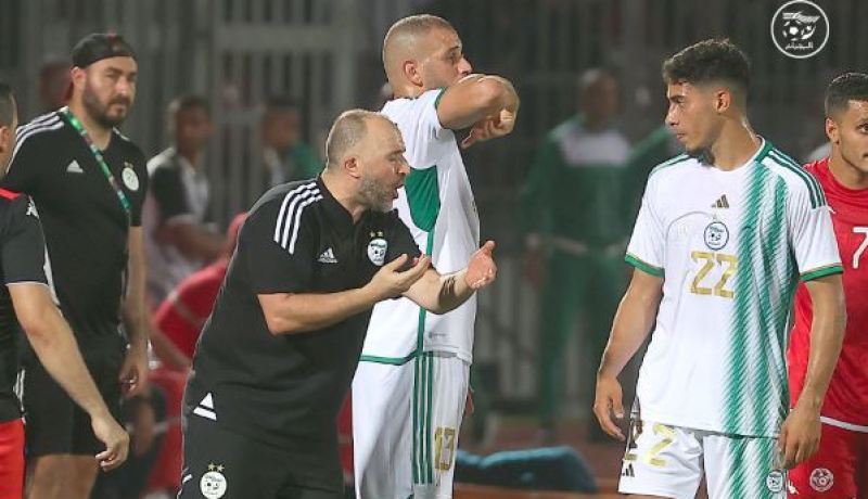 بلماضي يؤكد بأن الخضر لم يستفيدوا من ودية تونس