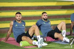 بالفيديو.. بودبوز وبلقبلة يباشران تدريباتهما مع نادي أُحد