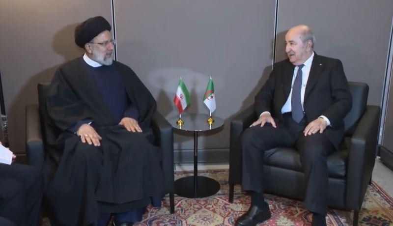 الرئيس تبون يجري مباحثات مع نظيره الإيراني