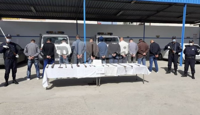 غليزان: توقيف 9 أشخاص محل بحث قضائي وحجز 3230 قارورة خمر