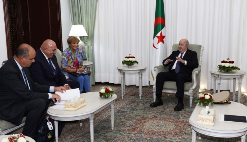 رئيس الجمهورية يستقبل وزير الدفاع الإيطالي