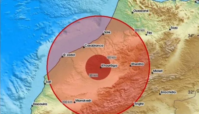 الحماية المدنية: لا خسائر بالولايات الغربية إثر زلزال المغرب