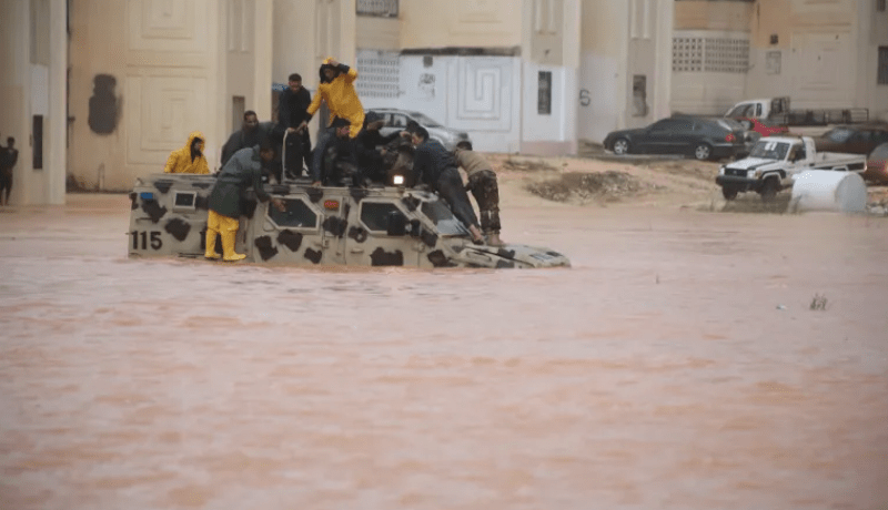 فيضانات ليبيا.. 3000 قتيل حتى الآن بسبب إعصار “دانيال”
