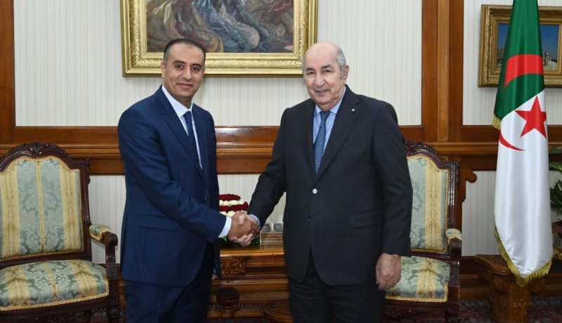 الرئيس تبون يستقبل رئيس “الفاف” وليد صادي
