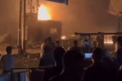 الاحتلال الصهيوني يقصف سوق النصيرات وسط قطاع غزة