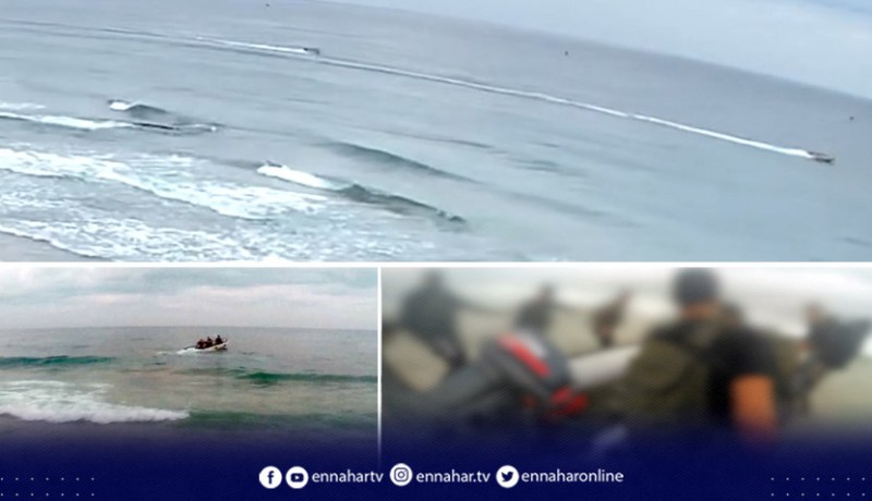 القسام تبث مشاهد لهجمات بحرية من معركة طوفان الأقصى