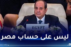 الرئيس المصري  : تصفية القضية الفلسطينية لن يحدث على حسابنا