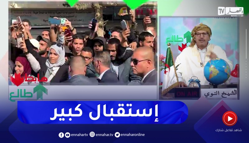 طالع هابط: إستقبال بالزغاريت للرئيس الجمهورية عبد المجيد تبون في الجلفة