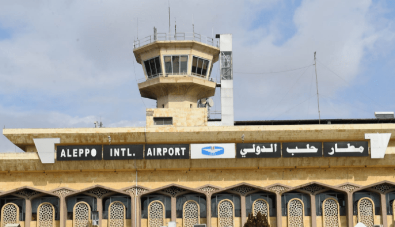 الإحتلال الصهيوني يقصف مطار حلب الدولي