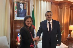 عرقاب يتباحث سبل التعاون الطاقوي والمنجمي مع الشيلي