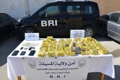 المسيلة.. حجز 21 كغ من الكيف المعالج وتوقيف 4 أشخاص