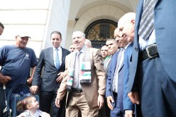 المجاهد صالح قوجيل يشارك في المسيرة التضامنية مع غزة