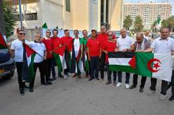 مديرية الشباب والرياضة لولاية الجزائر تشارك المسيرة التضامنية مع فلسطين