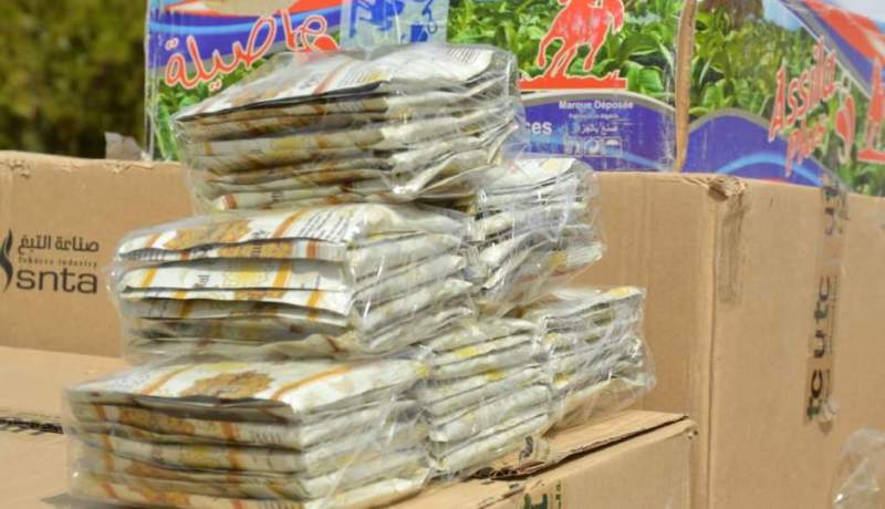 عين تموشنت: الدرك يحجز 4775 كيس شمة مصنعة بصفة غير شرعية
