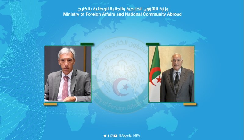 عطاف يتباحث الوضع في قطاع غزة مع نظيره البرتغالي 