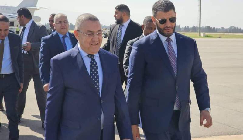 مراد يستقبل وزير الداخلية المكلف لدولة ليبيا