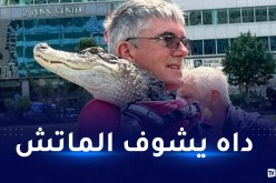 موقف غريب.. مشجع يصطحب تمساحا لمشاهدة مباراة بيسبول في أميركا