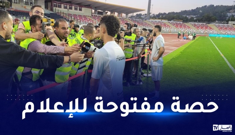 الخضر يخوضون أول حصة تدريبية في الإمارات اليوم