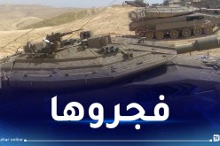 شاهد لحظة تدمير دبابة “ميركافاة 4” بقذيفة القسام