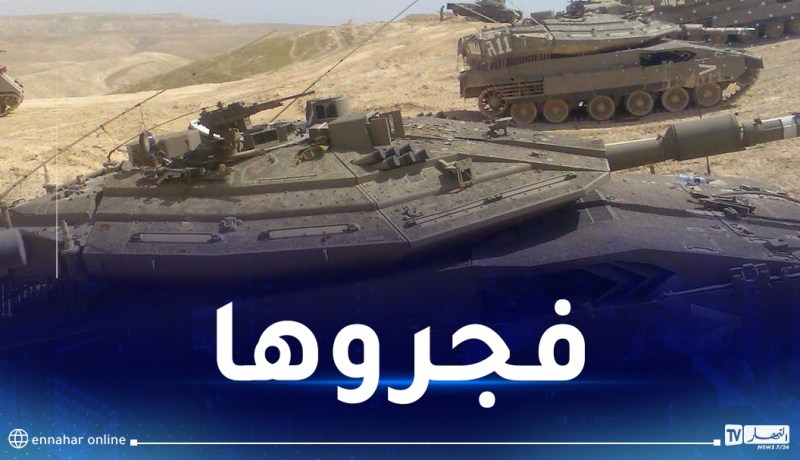 شاهد لحظة تدمير دبابة “ميركافاة 4” بقذيفة القسام