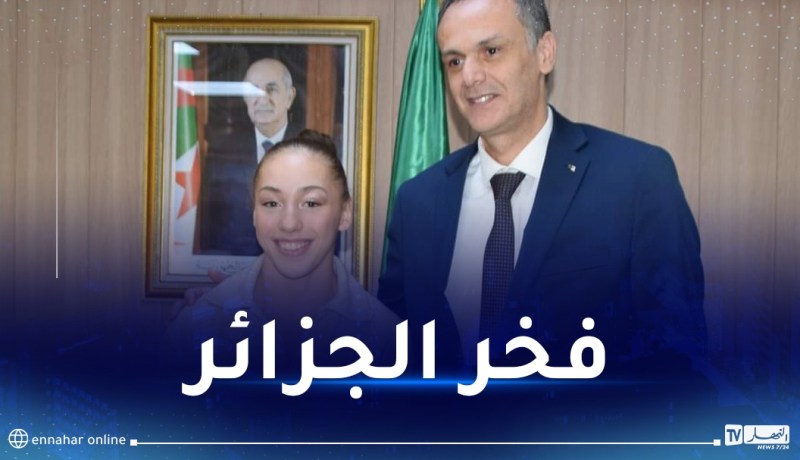 حماد يستقبل بطلة الجمباز نمور ويستمع لإنشغالاتها