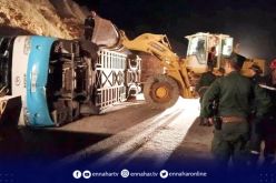 معسكر.. حالة وفاة و22 جريحا في انقلاب حافلة لنقل المسافرين