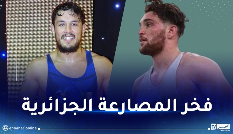 ‏الألعاب العالمية القتالية.. المصارعان عزارة وبوجملين يتأهلان إلى النهائي