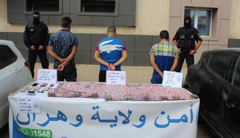 الإيقاع بشبكة إجرامية وحجز حوالي 5000 قرص “صاروخ” بوهران