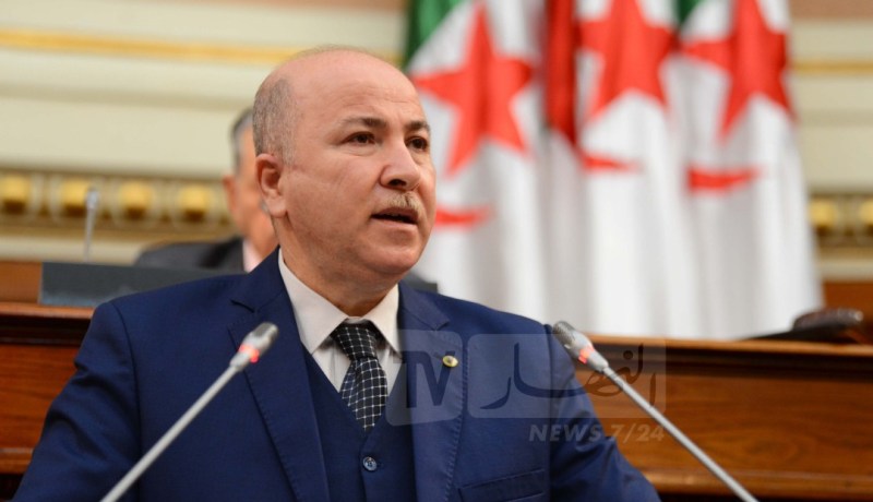 الوزير الأول يعرض بيان السياسة العامة للحكومة بمجلس الأمة غدا