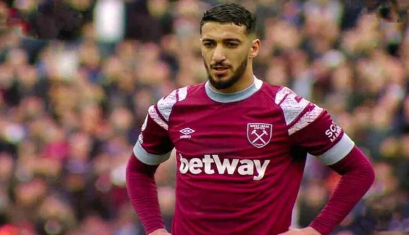 بن رحمة يعود إلى دكة بدلاء ويست هام في مواجهة ايفرتون