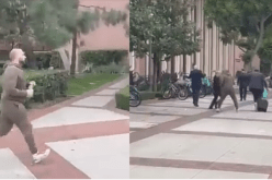 بالفيديو.. أرمن يعتدون على سفير تركيا في أميركا