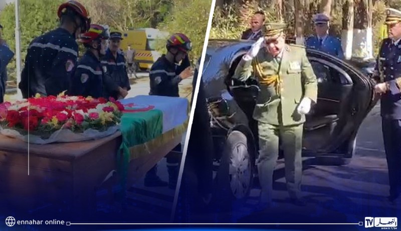 بالفيديو.. الفريق أول شنقريحة والطاقم الحكومي بمقبرة العالية لتشييع جثمان الراحل يوسف الخطيب