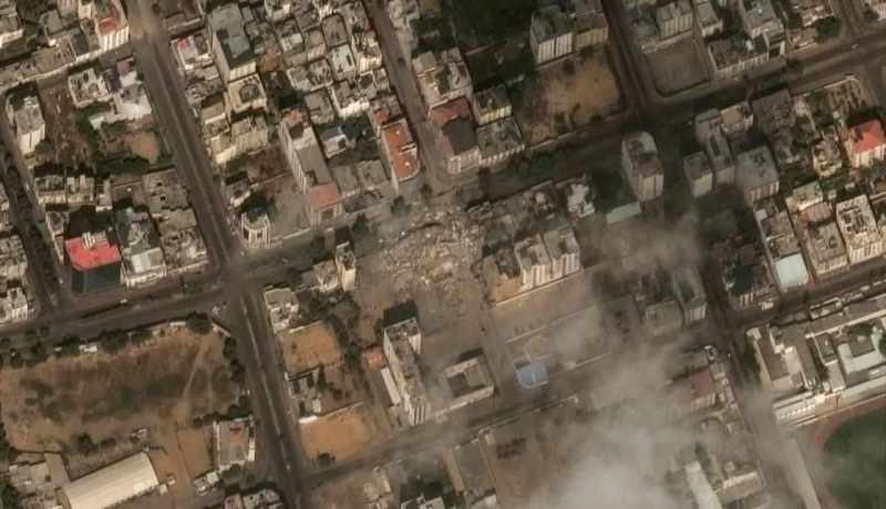 صور فضائية صادمة تكشف حجم الدمار الذي ضرب غزة