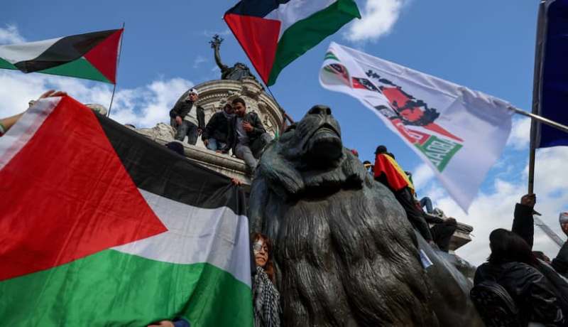 فرنسا تحظر المظاهرة الداعمة للشعب الفلسطيني المقررة هذا السبت