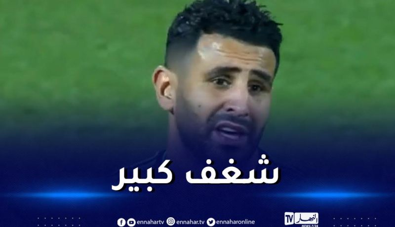 بالفيديو.. محرز ينتفض في وجه مدربه رغم الفوز بسداسية كاملة