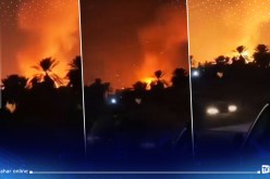 بالفيديو: إنفجار مخزن كبير للذخائر والقنابل والقذائف الصاروخية في ليبيا