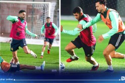 بالصور.. الخضر يجرون أول حصة تدريبية تحسبا لمواجهة الصومال