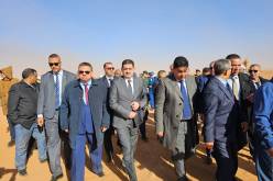 وزير الري يعاين مشروع تحويل المياه من حقل القطراني ببشار