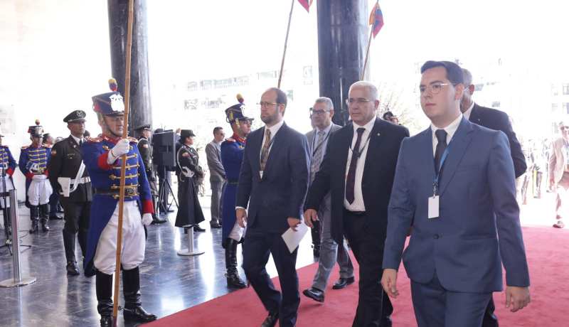 بوغالي يشارك بمراسم تنصيب الرئيس الإكوادوري