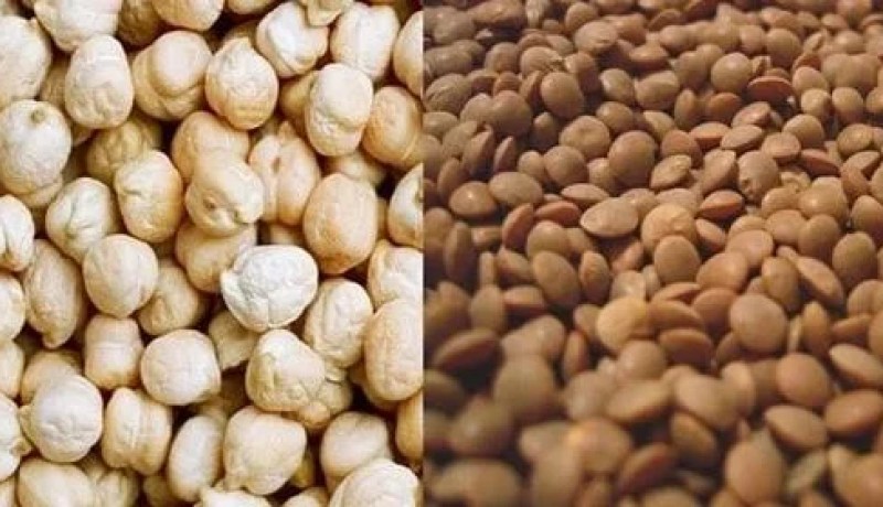 بلاغ هام بخصوص العدس والحمص