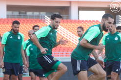 بالصور.. الخضر يجرون أخر حصة تدريبية بمابوتو قبل مواجهة موزمبيق