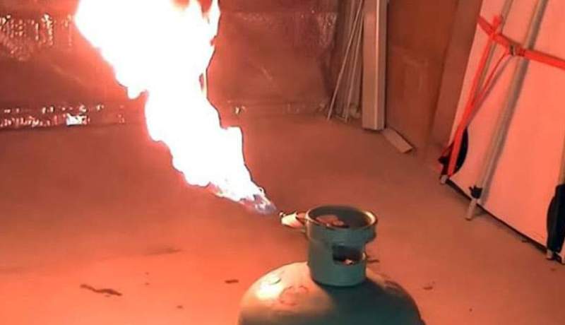 انفجار الغاز بمطعم داخل محطة وقود بتيبازة