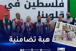 أوريد تقدم مساعدات للهلال الأحمر الجزائري لإرسالها إلى غزة
