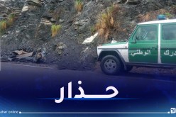 بجاية: سقوط الحجارة بالطريق الرابط بين بجاية وسطيف